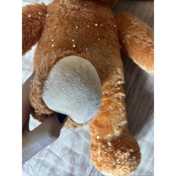 Build A Bear Pumpkin Spice Pawlette Bunny Rabbit 2023 16" Sparkle BAB - Picture 7 of 8